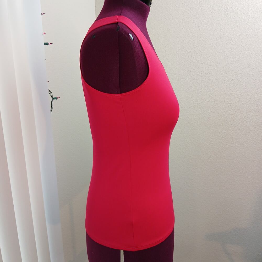 Chico's Hot Pink Nylon-blend Tank Top 1 (US Medium) summer layers - Picture 4 of 11